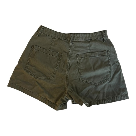 Pistola Women's Green Button-Up cotton Shorts size‎ 26 - Picture 3 of 7